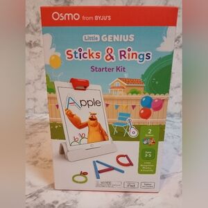 NIB Osmo Little Genius Sticks and Rings Starter Kit with Base and Reflector
